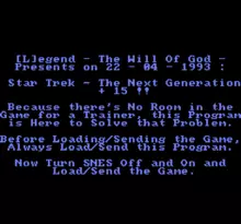 Image n° 7 - screenshots  : Star Trek - The Next Generation - Future's Past